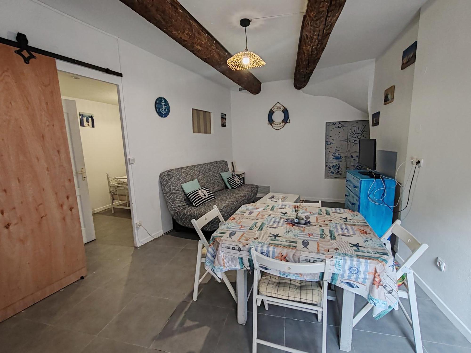 Joli T2 Ambiance Nautique Climatise Et Bien Situe Apartment Marseillan  Ngoại thất bức ảnh